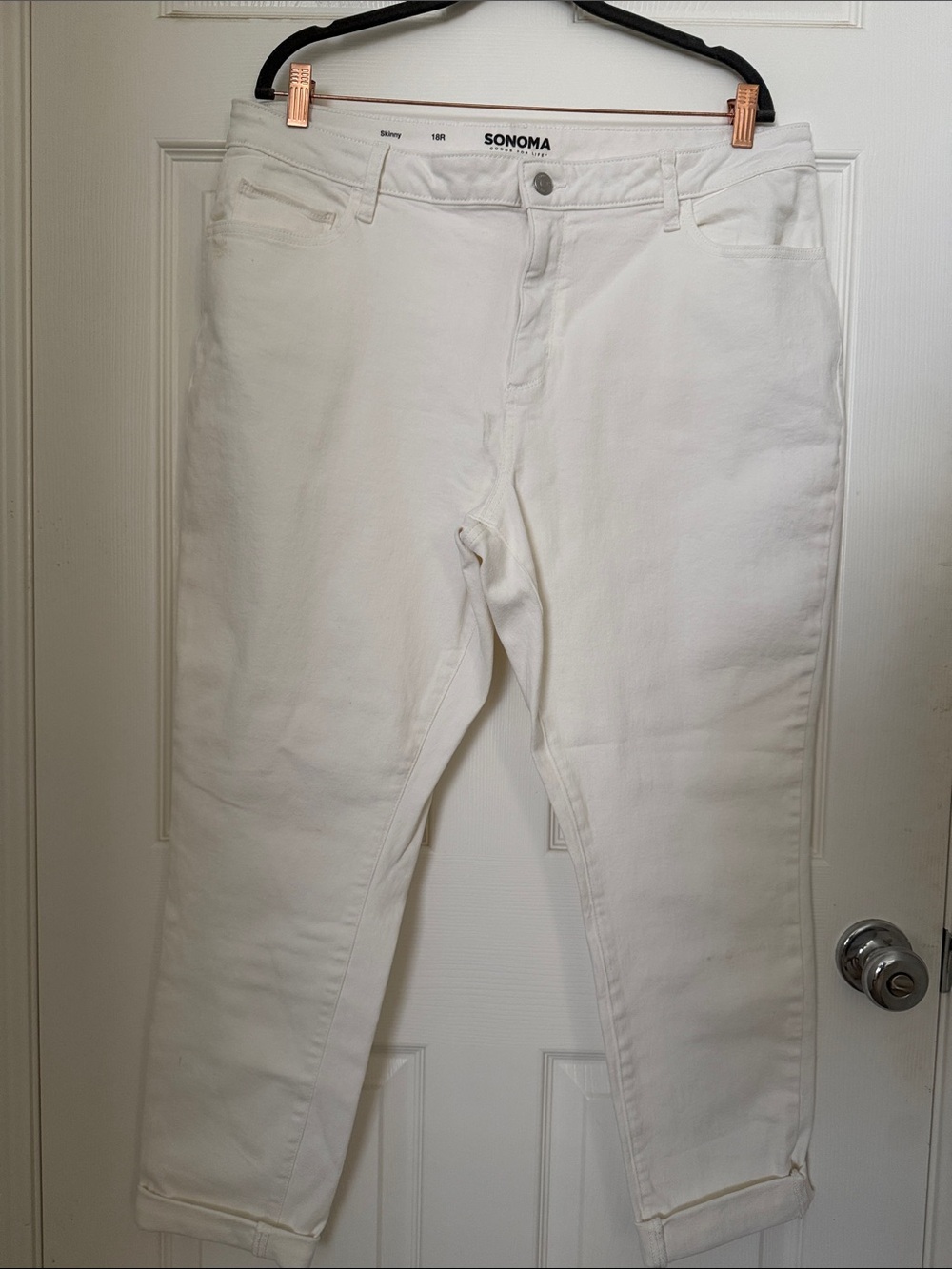Sonoma white skinny jean